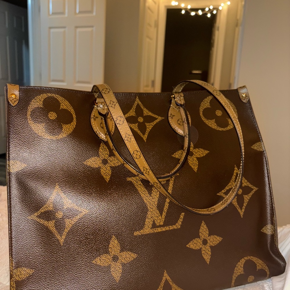 Louis Vuitton Brown Monogram On the Go Tote Bag